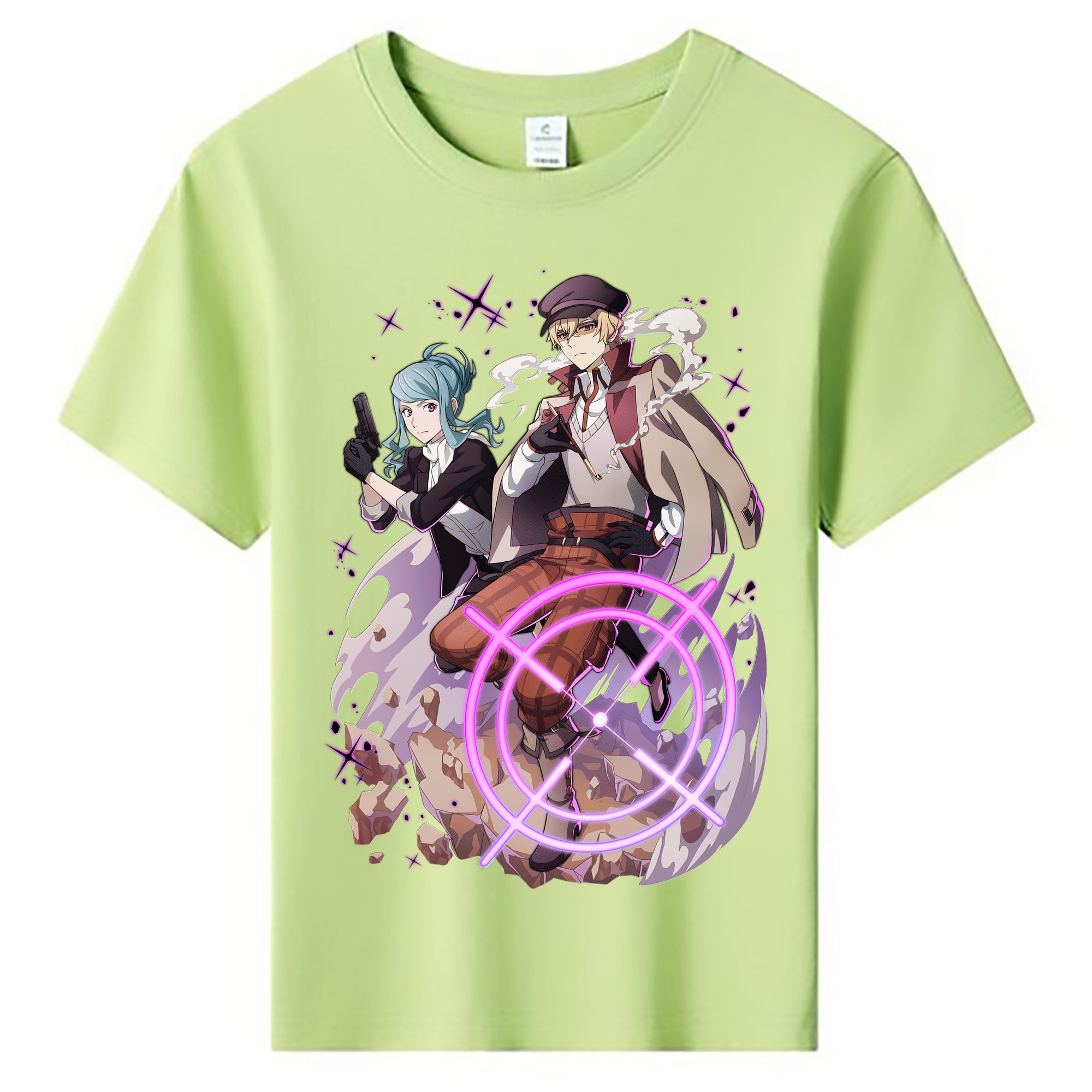 （画像用） 文豪ストレイドッグス Bungo Stray Dogs 綿100％キッズTシャツ（フロントプリント）